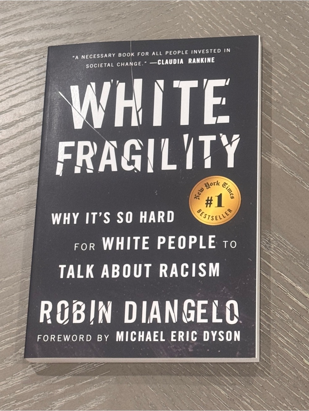 White Fragility Robin DiAngelo Paperback Like New